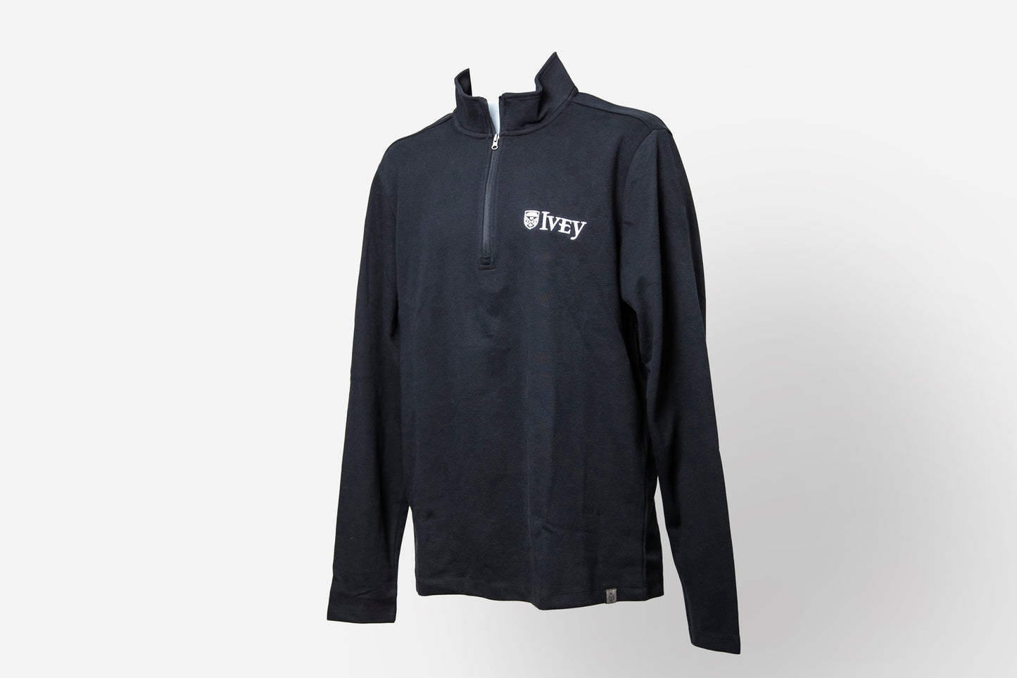 Ivey Unisex Black Quarter Zip