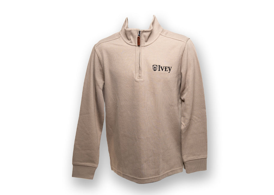 Ivey Hudson Quarter Zip Unisex Sweater