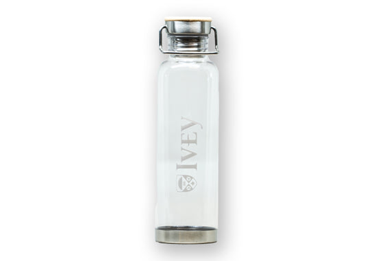 Ivey Bottle with Bamboo Twist Lid