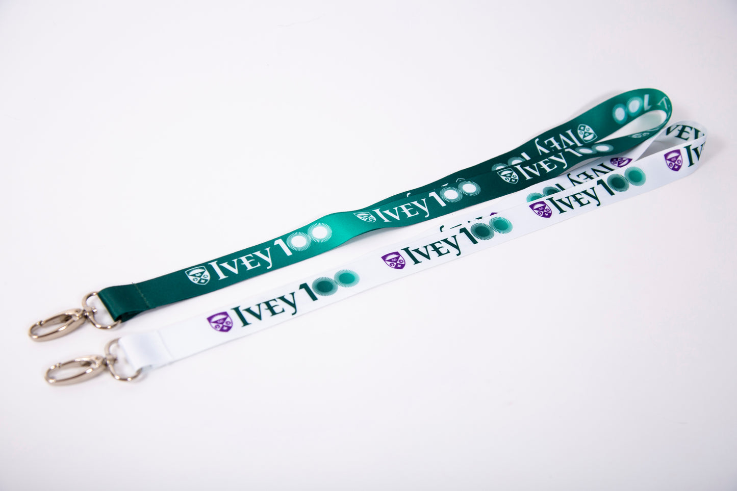 Ivey Centennial Green Lanyard with Lobster Claw