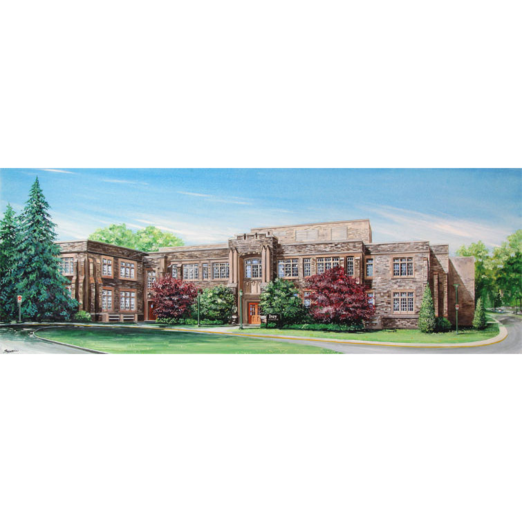 Ivey Main Campus Colour Print